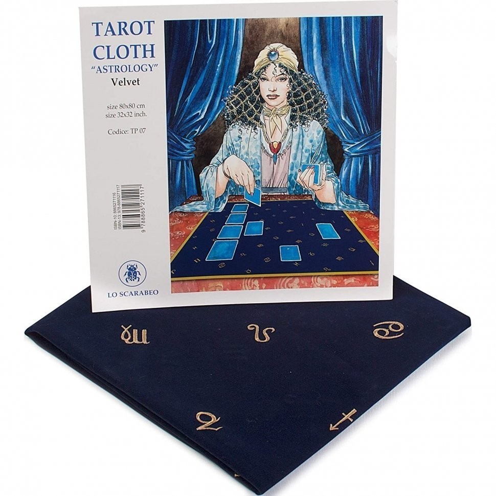 Коврик для Таро /Астрологический мат / Tarot Cloth (Astrology) - 80x80 (46493)