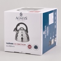 Чайник со свистком, 3,3л Agness (940-032)