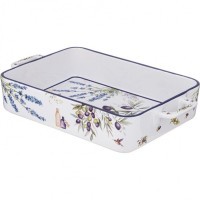 Блюдо прямоугольное с ручками &quot;прованс оливки&quot; 32,5*19*6 см Lefard (104-855)