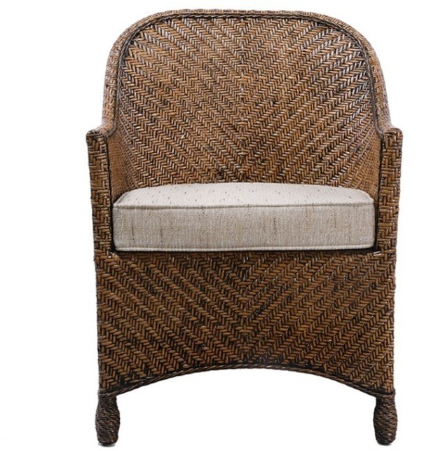 Кресло TMDMarta, Ротанг, grey, ROOMERS FURNITURE