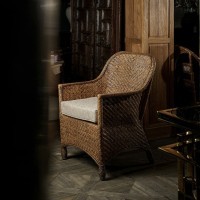 Кресло TMDMarta, Ротанг, grey, ROOMERS FURNITURE