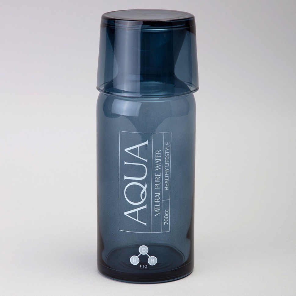 Графин с крышкой/стаканом "life style" blue 700мл Lefard (312-167)