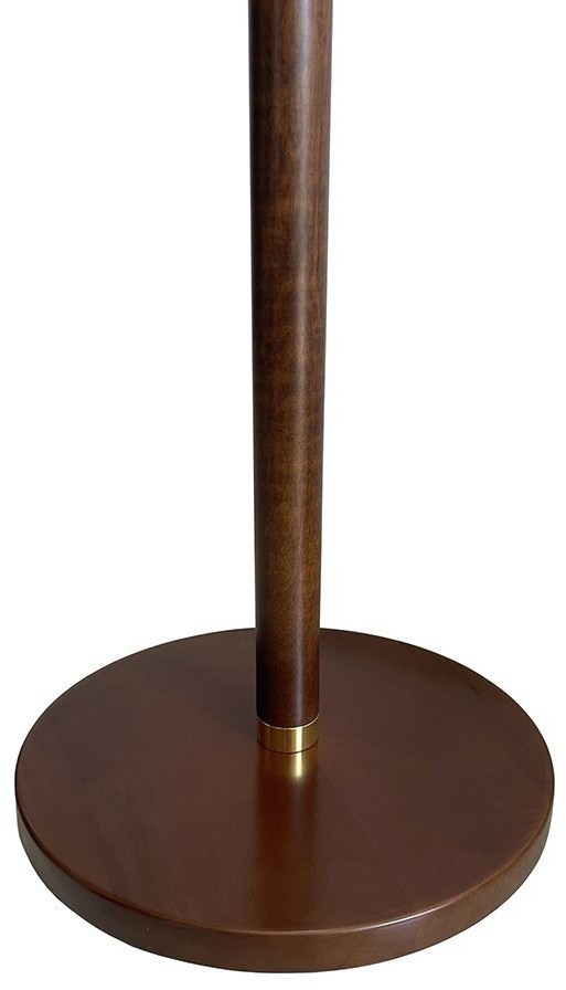 Вешалка напольная bakken, 180 см, золотистый хром/светлый орех (74885)