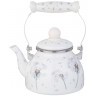 Чайник agness эмалированный со съемным фильтром из нжс серия "dandelion", 1,1 л (943-051)