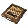 Шахматы резные с Араратом, ручкой и ложементом 40, Haleyan (31994)