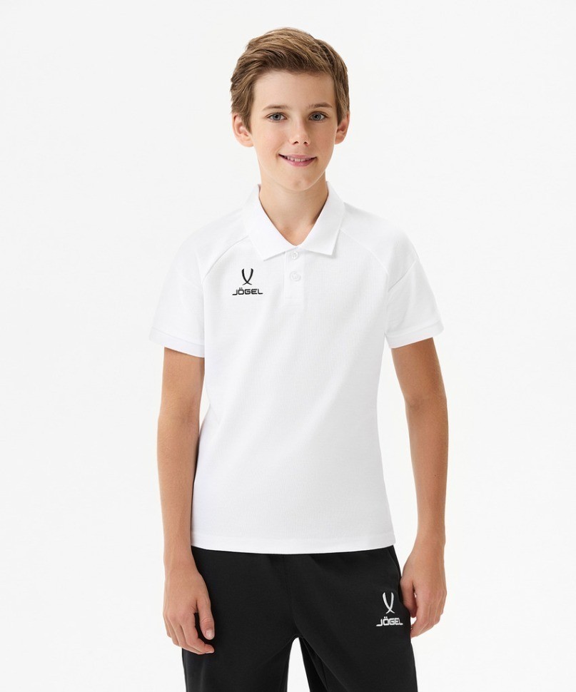 Поло JOGEL CAMP 2 CVC Polo, белый (2114405)