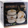 Набор посуды 10пр 3+3+4+4,5+7 л Mayer&Boch (40436)