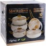 Набор посуды 10пр 3+3+4+4,5+7 л Mayer&Boch (40436)