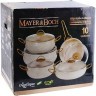 Набор посуды 10пр 3+3+4+4,5+7 л Mayer&Boch (40436)