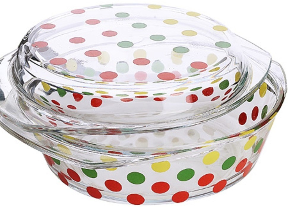 Кастрюля стеклянная 1,5 л с крышкой LORAINE (31037)