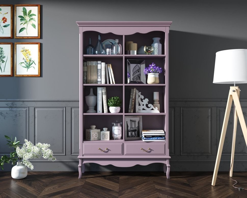 Стеллаж Leontina Lavanda двойной арт GS27/2L-ET