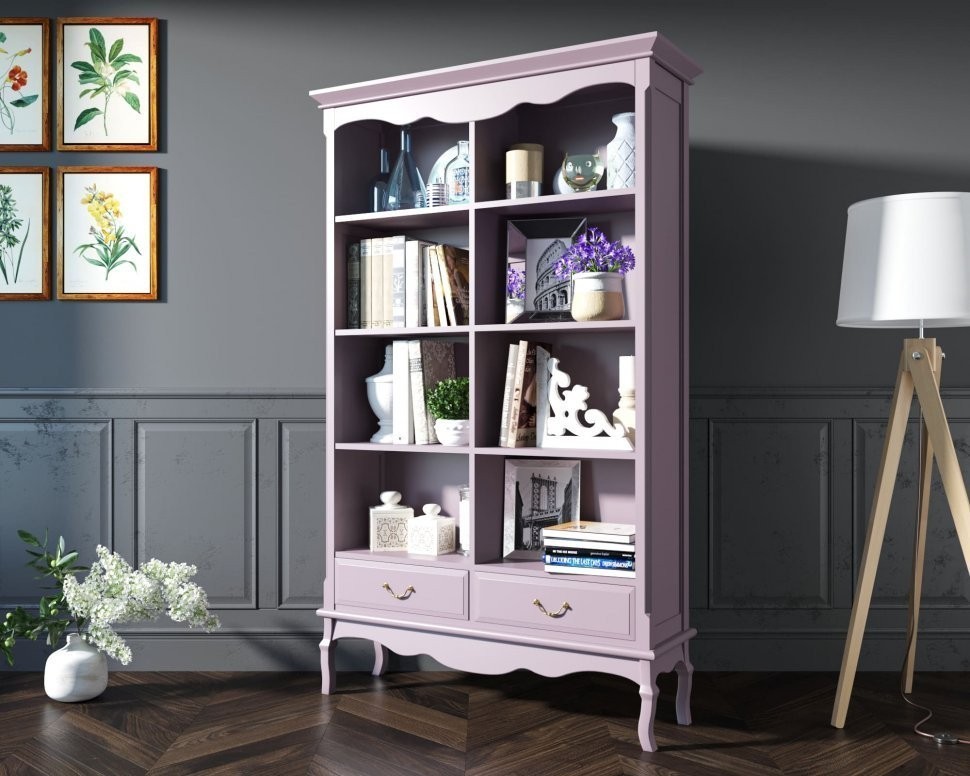 Стеллаж Leontina Lavanda двойной арт GS27/2L-ET