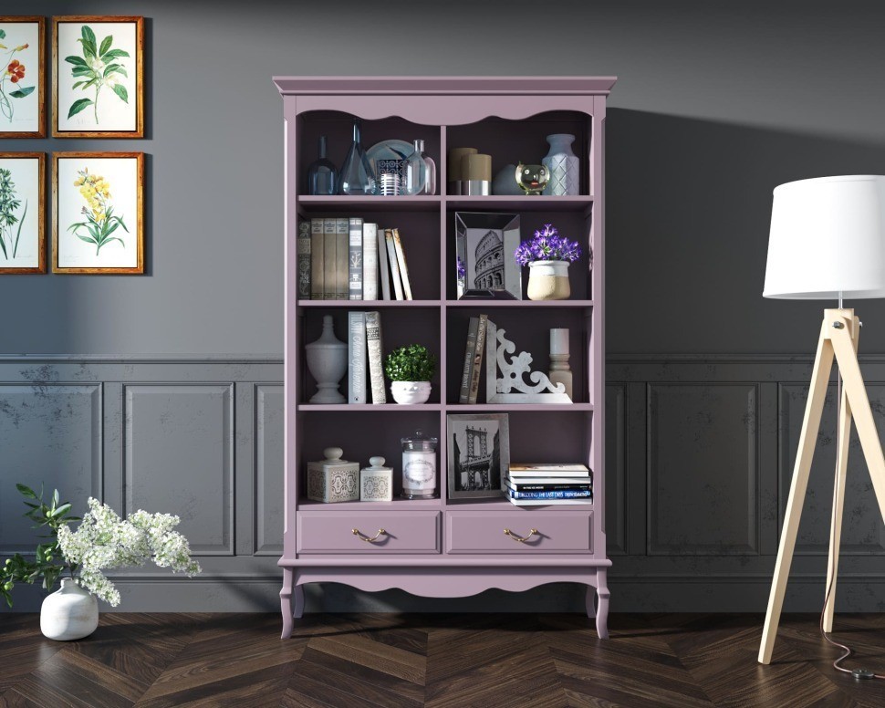 Стеллаж Leontina Lavanda двойной арт GS27/2L-ET