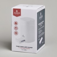 Подставка для ножей agness с точильным камнем 13,6*14,6*23 см (907-320)