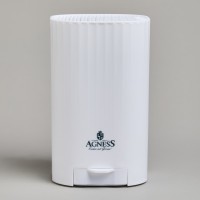 Подставка для ножей agness с точильным камнем 13,6*14,6*23 см (907-320)