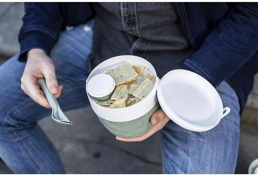 Ланч-бокс club bento, organic, зеленый (68349)