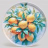 Поднос сервировочный agness "citrus charm" 33*2,1 см (898-244)
