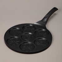 Сковорода agness &quot;flower story&quot; для оладий с антипригар.покрытием диаметр=26.5 см (932-031)