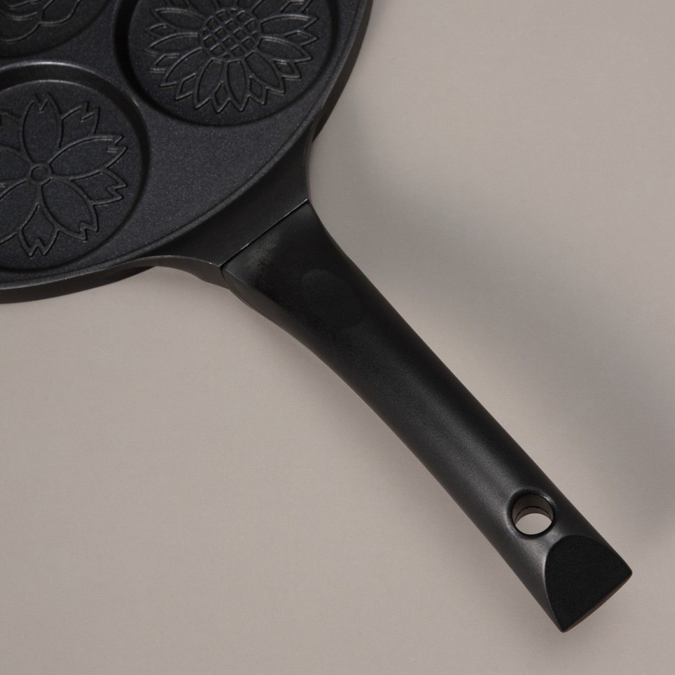 Сковорода agness "flower story" для оладий с антипригар.покрытием диаметр=26.5 см (932-031)