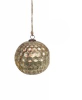 Новогодняя игрушка BL-007A, 20, стекло, Rustic gold, ROOMERS FURNITURE