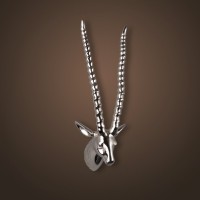 Голова антилопы 4074, металл, chrom, ROOMERS FURNITURE