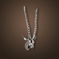 Голова антилопы 4074, металл, chrom, ROOMERS FURNITURE