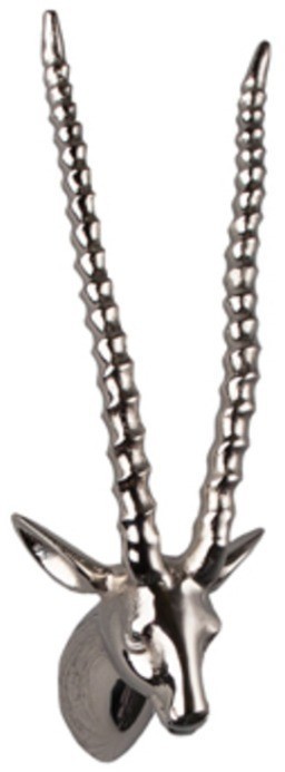 Голова антилопы 4074, металл, chrom, ROOMERS FURNITURE