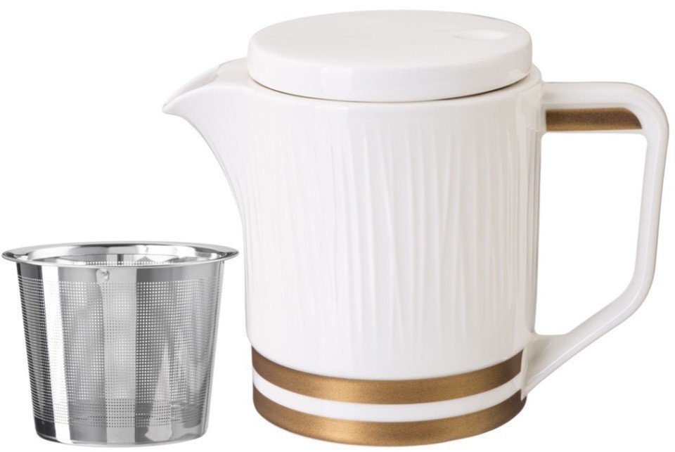 Чайник с металлическим ситом lefard "herbal" 1000 мл (42-457)