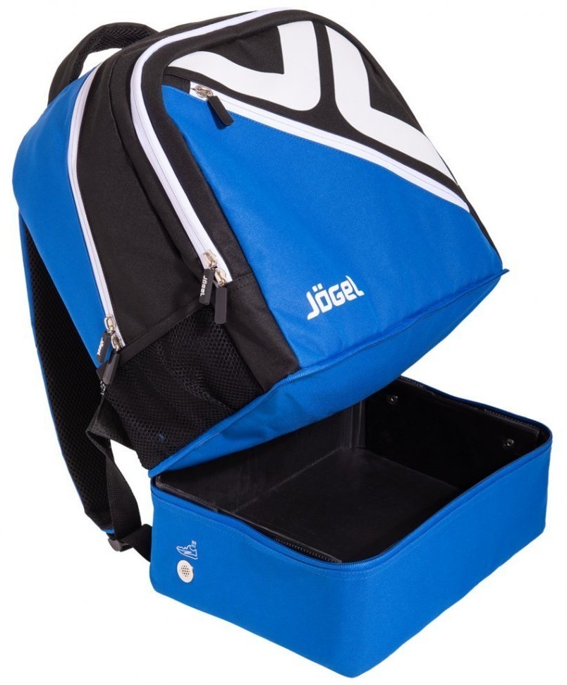 Рюкзак Double bottom JBP-1903-761, синий/черный/белый, L (449135)