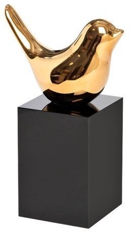 Статуэтка "Птичка золотая" на подставке 11*11*18см (TT-00004777)