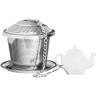 Емкость для заваривания чая с блюдцем (69223)