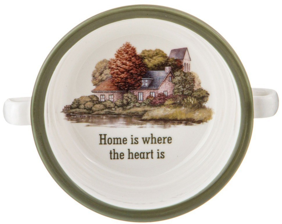 Бульонница с блюдцем lefard "family house" 250 мл 15*6 см (263-1306)