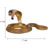 Набор фигурок животных серии "Мир диких животных": мандрил, кобра, сурикат, варан, белка (набор из 6 предметов) (MM211-218)