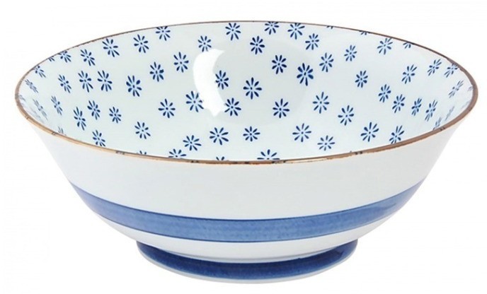 Чаша 2096, 19 см, фарфор, blue, TOKYO DESIGN