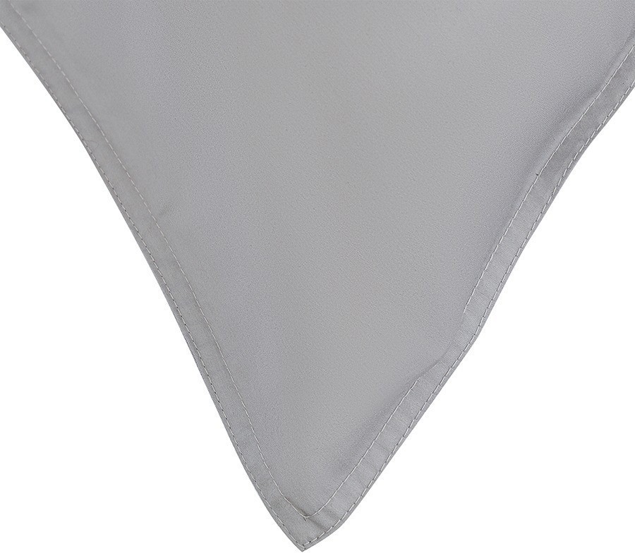 Набор наволочек из премиального сатина серого цвета из коллекции essential, 70х70 см (77139)