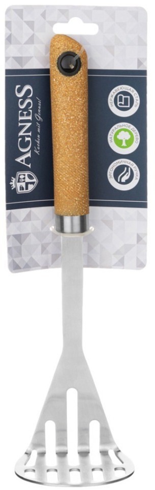 Картофелемялка agness "nature" нерж сталь (671-018)
