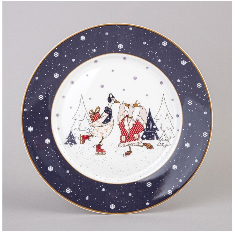 Тарелка обеденная lefard "family christmas" 25 см (425-117)