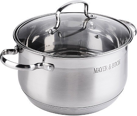 Кастрюля с крышкой 6,5 л MAYER BOCH (30950)