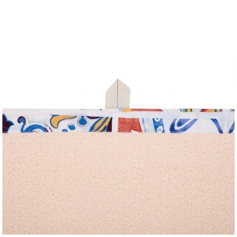 Полотенце махровое "шибби шик" 30х50см ,персиковый, 100%хлопок SANTALINO (850-460-34)