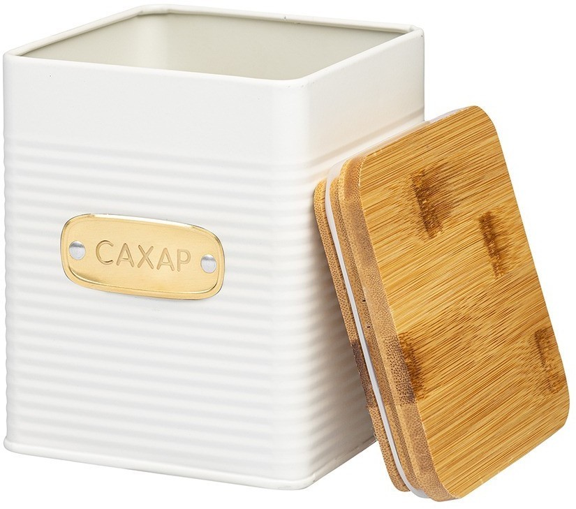 Банка для хранения сахара irmel, 1,7 л, молочная (78685)