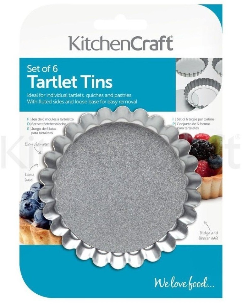 Kitchen Craft Набор из 6 формочек для выпечки KCTARTLET