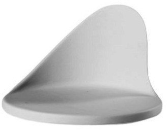 Тарелка гурме 15002C, 12,5 см, фарфор, matt white, Cookplay