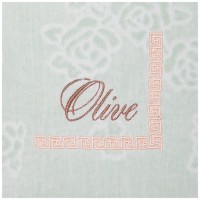 Набор полотенец махровых из 2-х шт 40х70см, &quot;олива&quot;100%х\б, зелёный SANTALINO (850-331-30)