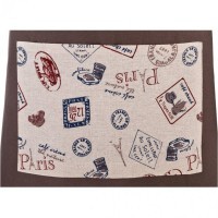Фартук  &quot;джентельмен удачи&quot;, 50% х/б 50% пэ, коричневый SANTALINO (850-638-6)