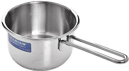 Ковш кухонный с крышкой 1,3 л из нержавеющей стали Турция ARIAN (80487)