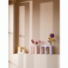 Ваза для цветов одинарная acquedotto, 22 см, розовая (75729)