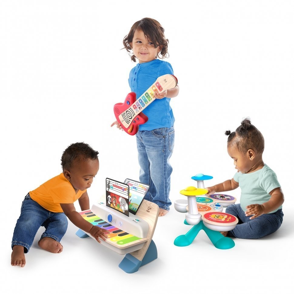 Серия Волшебное прикосновение - Музыкальная игрушка для малышей "Барабанная установка", сенсорная (12804_HP)