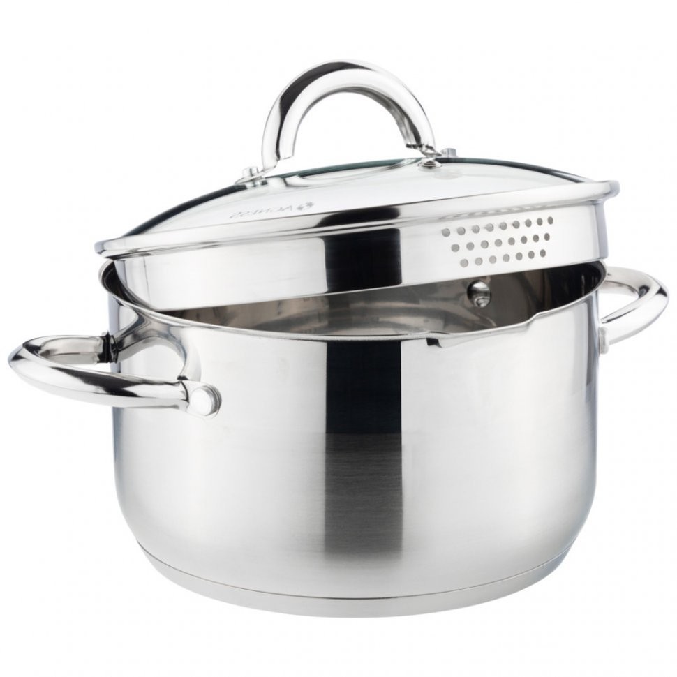 Кастрюля agness "profi home" со стеклянной крышкой, 3,0л 20x11.5 см Agness (914-202)