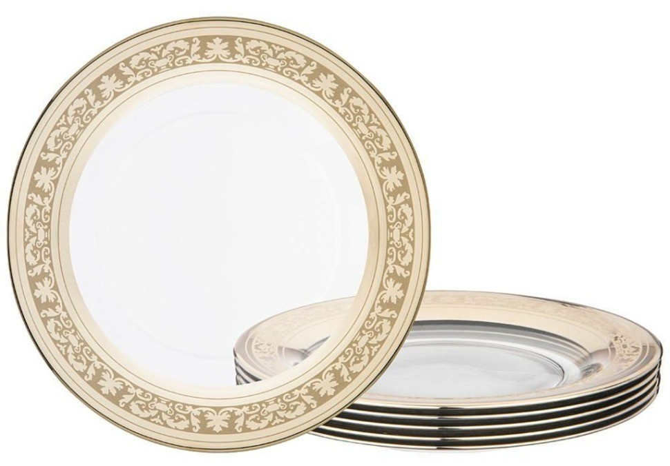 Набор 6 тарелок десертных, 19,6  см  "богемия"  без упак Акционерное Общество (194-432)