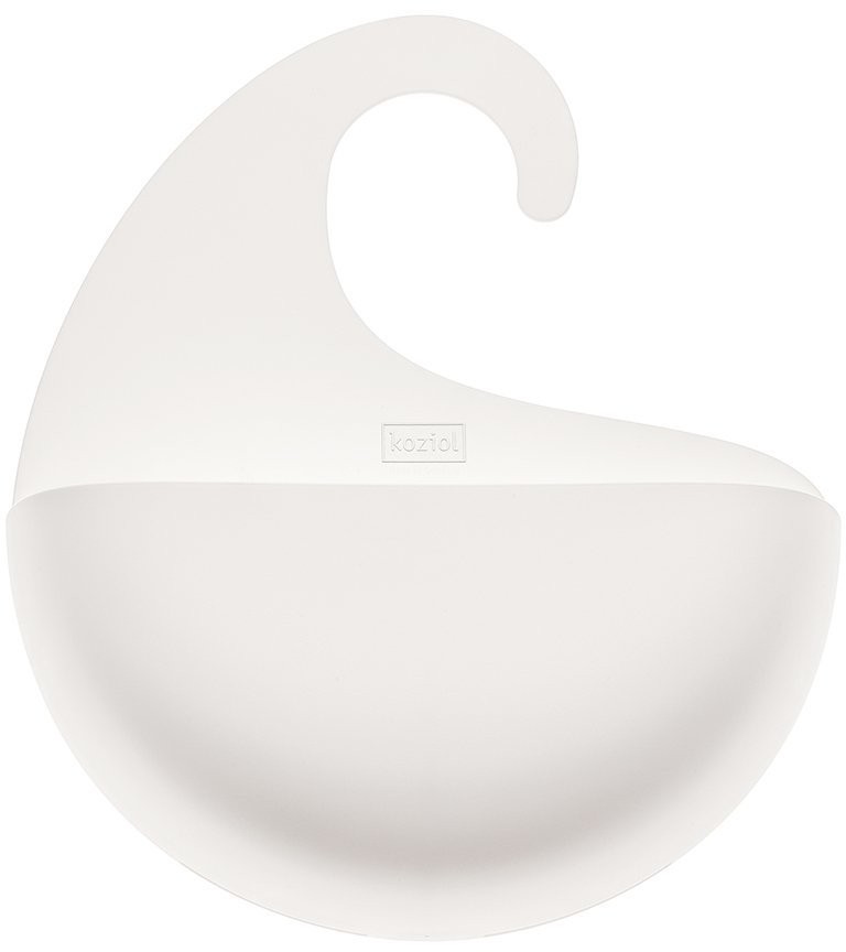 Органайзер для ванной surf, organic, 27x31,5х8 см, молочный (73195)